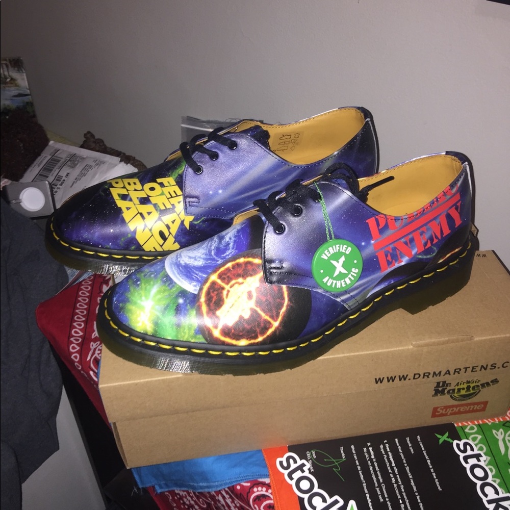Supreme x Undercover x Public enemy Dr. Martins